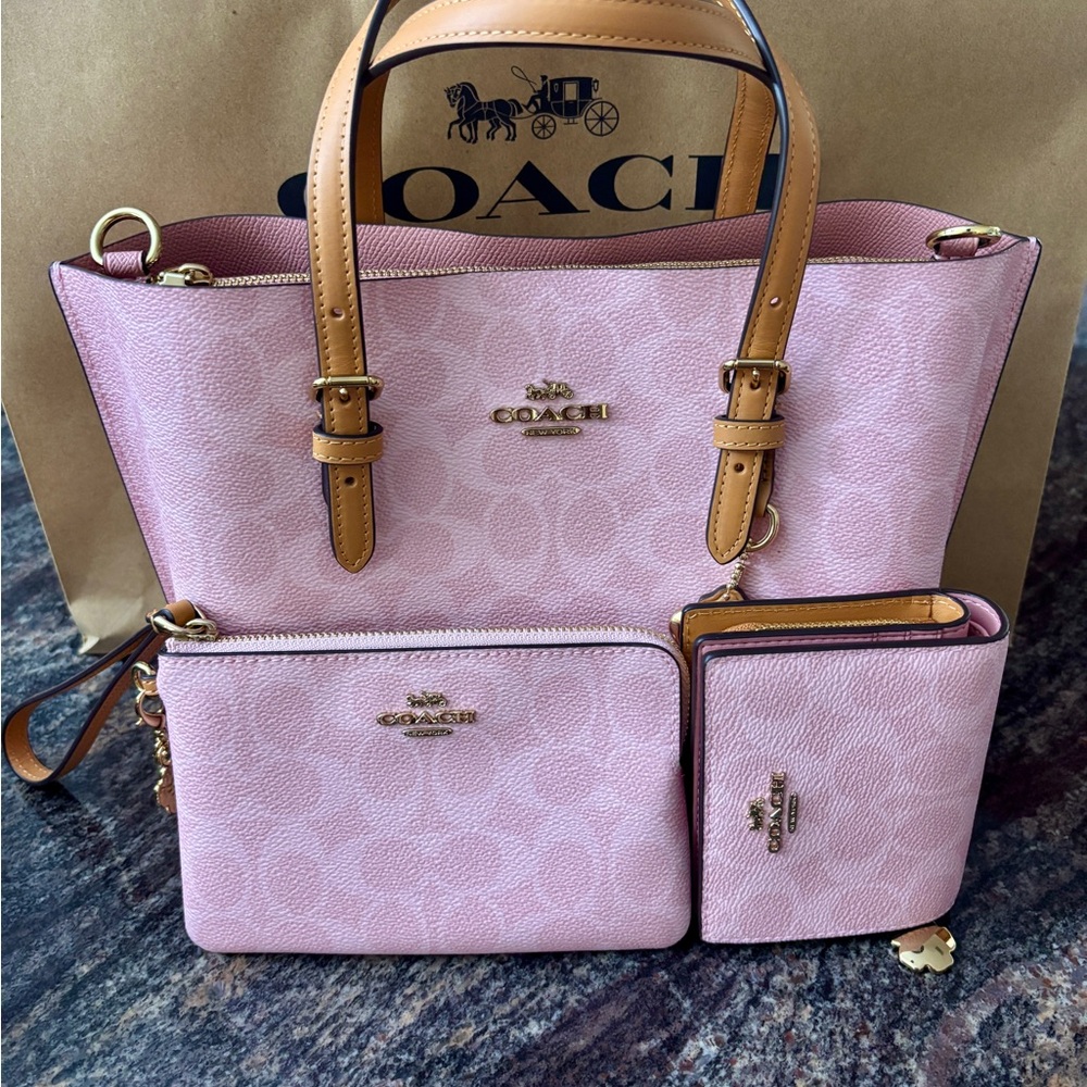 Coach Mollie PINK and Accessories Bundle!!! NWT